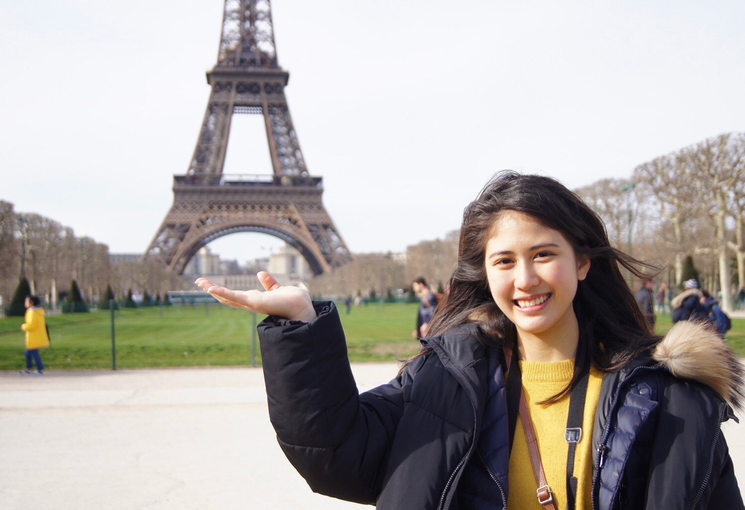 大城さんフランス留学時の写真